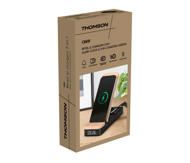 Thomson COSY Stacja ładująca 3w1 z budzikiem - 1501776 - zdjęcie 4
